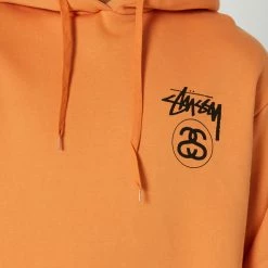 Stussy Solid Stock Link Hood -RVCA shop APRICOT MENS CLOTHING STUSSY HOODIES ST035202APRIC 4
