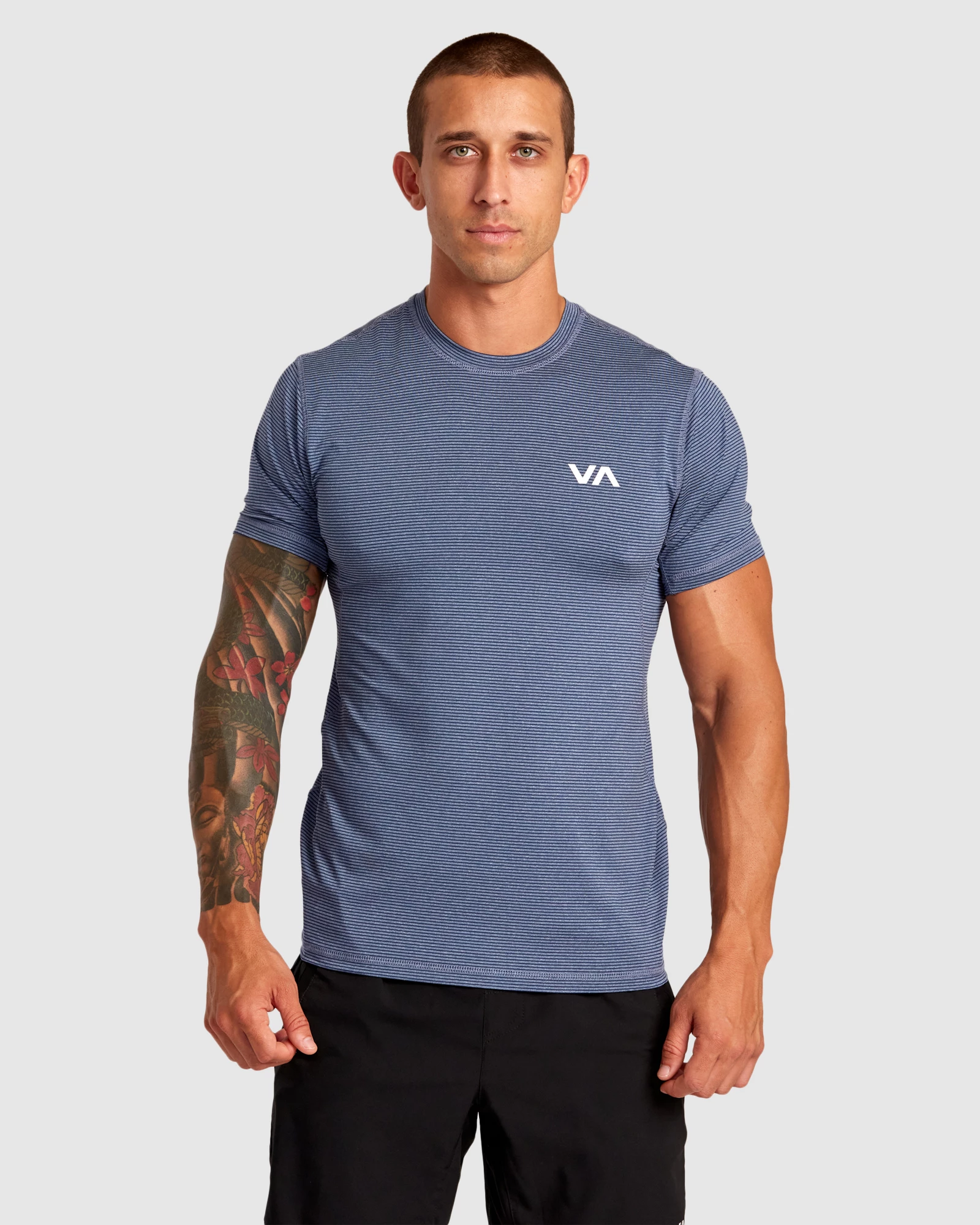RVCA Sport Vent Stripe Ss 1 RVCA Sport Vent Stripe Ss
