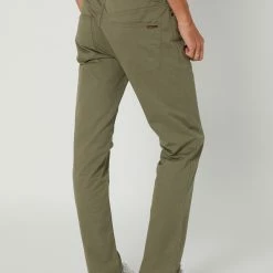 Volcom Solver Lite 5 Pocket Pant -RVCA shop ARMY GREEN MENS CLOTHING VOLCOM PANTS A1112308ARC 4