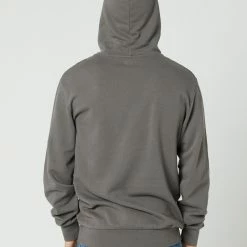 STCY.CO Slappy Small Logo Hood -RVCA shop ASPHALT MENS CLOTHING STCYCO HOODIES STFLSLASP XS 3