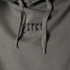 STCY.CO Slappy Small Logo Hood -RVCA shop ASPHALT MENS CLOTHING STCYCO HOODIES STFLSLASP XS 4