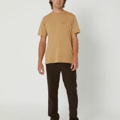 Brixton Regent Reserve Trouser 9 Brixton Regent Reserve Trouser -RVCA shop BISON MENS CLOTHING BRIXTON PANTS 04253BISON 5