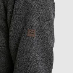 Billabong Adventure Division Boundary Sherpa Zip Thru -RVCA shop BLACK HEATHER MENS CLOTHING BILLABONG HOODIES SWEATS UBYFT00115 BKH 5