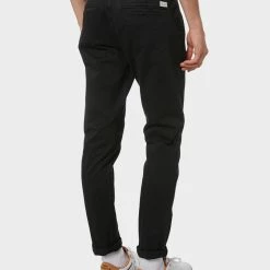 Academy Brand Skinny Stretch Mens Chino Pant 8 Academy Brand Skinny Stretch Mens Chino Pant -RVCA shop BLACK MENS CLOTHING ACADEMY BRAND PANTS BA104BLK 4