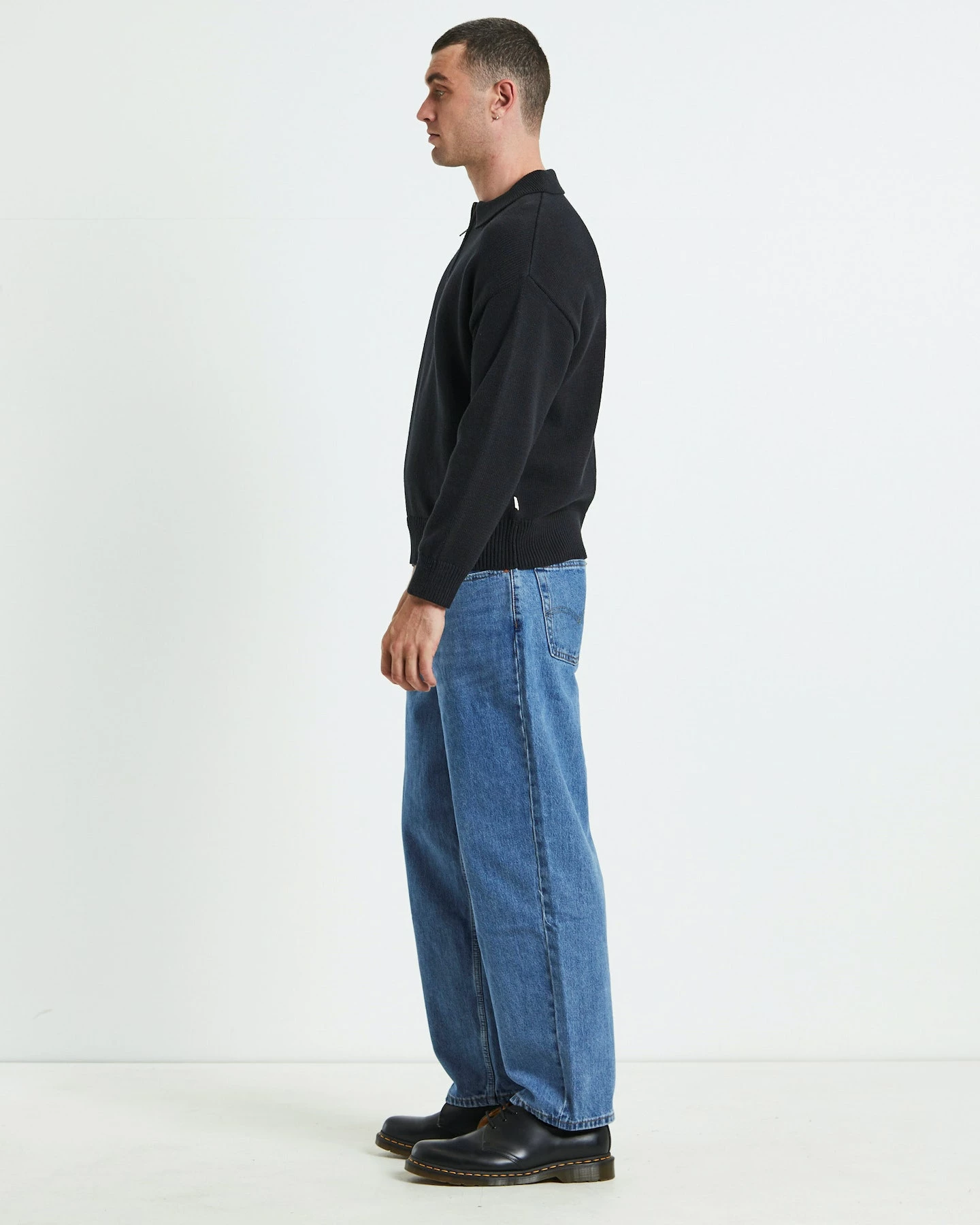 Arvust Relaxed Cable Knit Zip Through Jumper 2 Arvust Relaxed Cable Knit Zip Through Jumper - Image 2