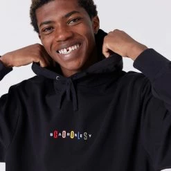 Barney Cools 90S Hood 10 Barney Cools 90S Hood -RVCA shop BLACK MENS CLOTHING BARNEY COOLS HOODIES 401 Q223 XS 5