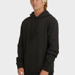 RVCA shop -RVCA shop BLACK MENS CLOTHING BILLABONG HOODIES SWEATS UBYFT00112 BLK 2