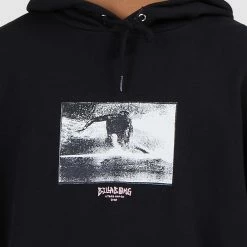 Billabong Collision Hoodie -RVCA shop BLACK MENS CLOTHING BILLABONG HOODIES UBYFT00208 BLK 4