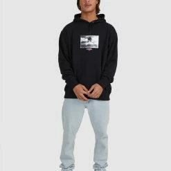 Billabong Collision Hoodie -RVCA shop BLACK MENS CLOTHING BILLABONG HOODIES UBYFT00208 BLK 6