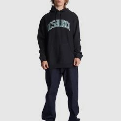 DC SHOES Misfit Premium Hoodie 9 DC SHOES Misfit Premium Hoodie -RVCA shop BLACK MENS CLOTHING DC SHOES HOODIES UDYFT03036 KVJ0 5