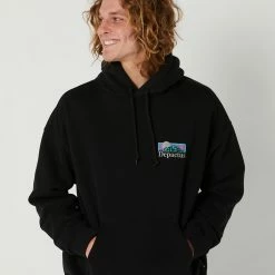DEPACTUS Neon Range Hoodie Black