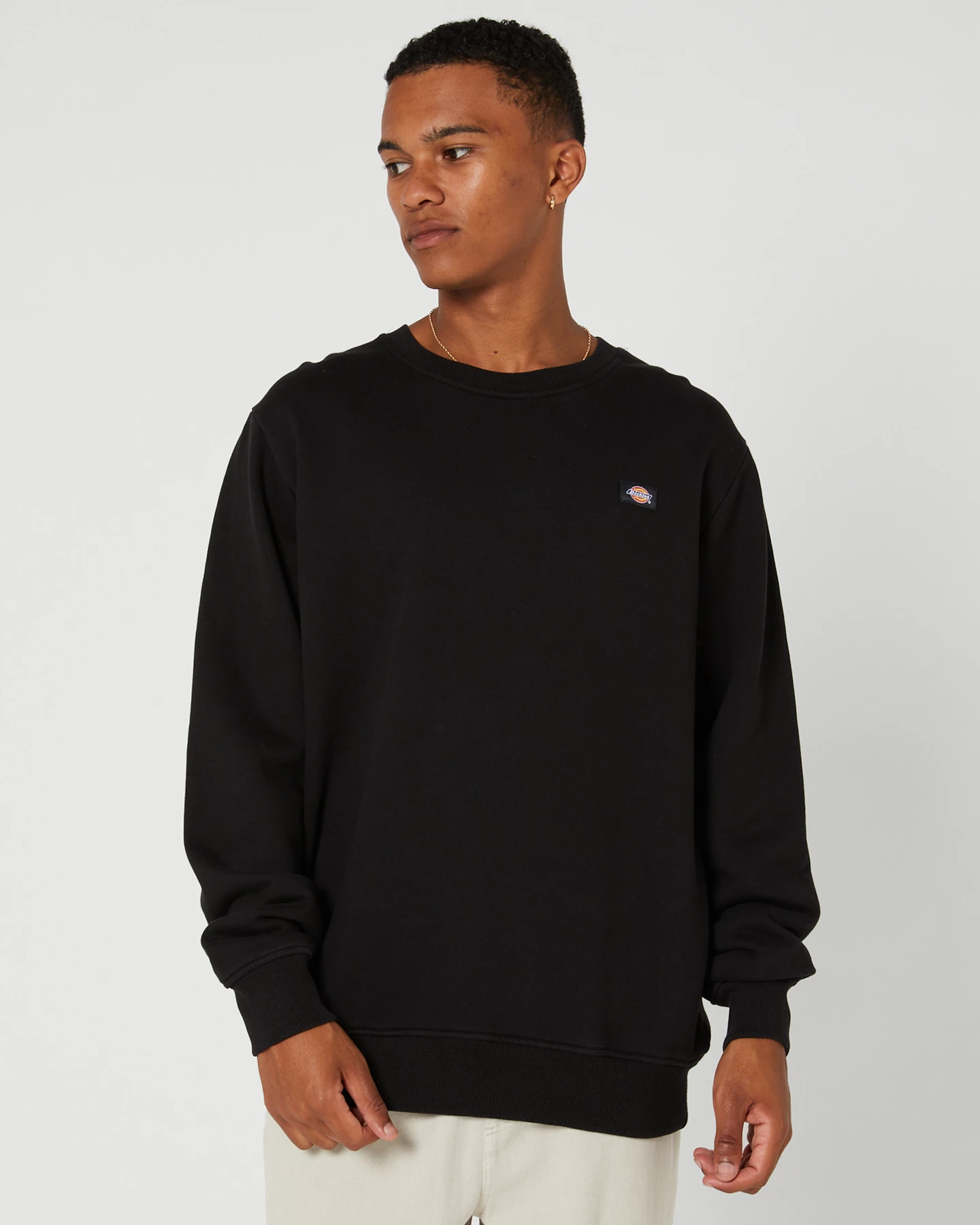 Dickies Classic Label Washed Crew Neck Sweater 1 Dickies Classic Label Washed Crew Neck Sweater