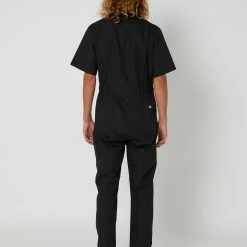 Dickies Short Sleeve Coverall 7 Dickies Short Sleeve Coverall -RVCA shop BLACK MENS CLOTHING DICKIES PANTS 33999BLACK 3