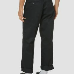 Dickies 85-283 Double Knee Loose Fit Pant -RVCA shop BLACK MENS CLOTHING DICKIES PANTS 85 283BLK 3