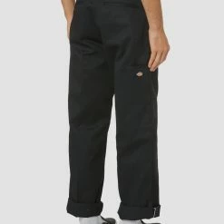 Dickies 85-283 Double Knee Loose Fit Pant -RVCA shop BLACK MENS CLOTHING DICKIES PANTS 85 283BLK 4