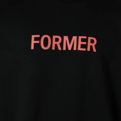 Former Legacy Crew Black -RVCA shop BLACK MENS CLOTHING FORMER JUMPERS FFL 22401BLACK 4