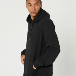 Globe Porto Mens Hoodie -RVCA shop BLACK MENS CLOTHING GLOBE HOODIES GB02313005BLK 3