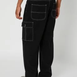 Misfit East Mash Pant 7 Misfit East Mash Pant -RVCA shop BLACK MENS CLOTHING MISFIT PANTS MT035602BLACK 3