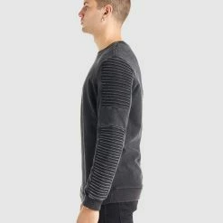 Nana Judy The Montana Crew 7 Nana Judy The Montana Crew -RVCA shop BLACK MENS CLOTHING NANA JUDY JUMPERS NM1354A 3