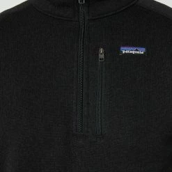 Patagonia Mens Better Sweater 1/4 Zip 8 Patagonia Mens Better Sweater 1/4 Zip -RVCA shop BLACK MENS CLOTHING PATAGONIA JUMPERS 25523 BLK XS 4