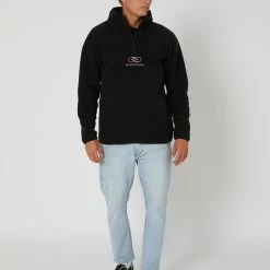 Rip Curl Bells Polar Fleece Jumper 9 Rip Curl Bells Polar Fleece Jumper -RVCA shop BLACK MENS CLOTHING RIP CURL JUMPERS 02UMFL0090 5