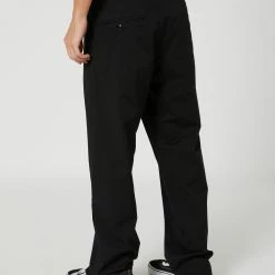 RIVVIA PROJECTS Rivvia Jw Mens Chino Pant -RVCA shop BLACK MENS CLOTHING RIVVIA PANTS RPA 22401BLK 3