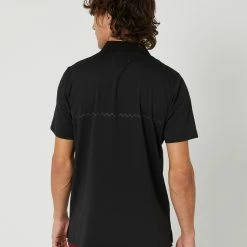 RIVVIA PROJECTS Rivvia Grand Project Ss Polo 7 RIVVIA PROJECTS Rivvia Grand Project Ss Polo -RVCA shop BLACK MENS CLOTHING RIVVIA PROJECTS SPORTSWEAR RKN 23101BLK 3