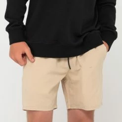 Rusty One Hit Wonder Crew Fleece -RVCA shop BLACK MENS CLOTHING RUSTY JUMPERS S23 FTM0917 BKX 1S 5