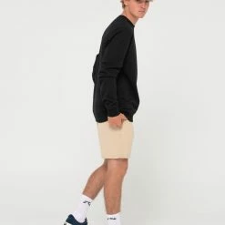 Rusty One Hit Wonder Crew Fleece -RVCA shop BLACK MENS CLOTHING RUSTY JUMPERS S23 FTM0917 BKX 1S 6