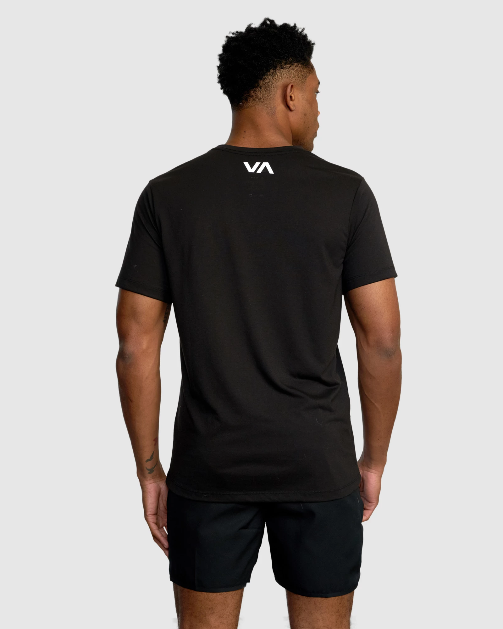Va Rvca Blur Ss Tee Black 5 Va Rvca Blur Ss Tee Black - Image 5