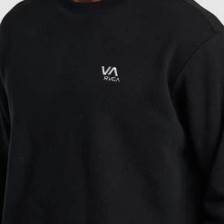 RVCA Va Essential - Sweatshirt For Men 8 RVCA Va Essential - Sweatshirt For Men -RVCA shop BLACK MENS CLOTHING RVCA JUMPERS AVYFT00331 BLK 4