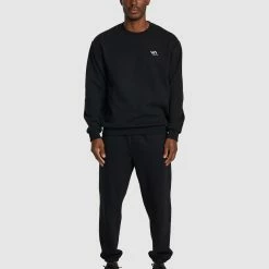 RVCA Va Essential - Sweatshirt For Men 9 RVCA Va Essential - Sweatshirt For Men -RVCA shop BLACK MENS CLOTHING RVCA JUMPERS AVYFT00331 BLK 6