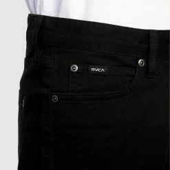 RVCA Daggers Twill Pant 9 RVCA Daggers Twill Pant -RVCA shop BLACK MENS CLOTHING RVCA PANTS AVYNP00177 BLK 4
