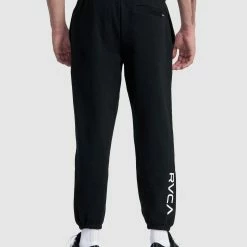 RVCA Barron Sweatpant 7 RVCA Barron Sweatpant -RVCA shop BLACK MENS CLOTHING RVCA PANTS AVYNP00201 BLK 3
