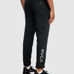 RVCA Swift Sweatpant 8 RVCA Swift Sweatpant -RVCA shop BLACK MENS CLOTHING RVCA PANTS VJ301SWT BL2 3