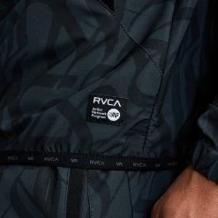 RVCA Thug Rose Yogger Jacket Ii -RVCA shop BLACK MENS CLOTHING RVCA SPORTSWEAR AVYJK00222 BLK 4