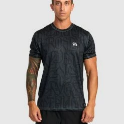 RVCA Thug Rose Sport Vent Performance Short Sleeve Top