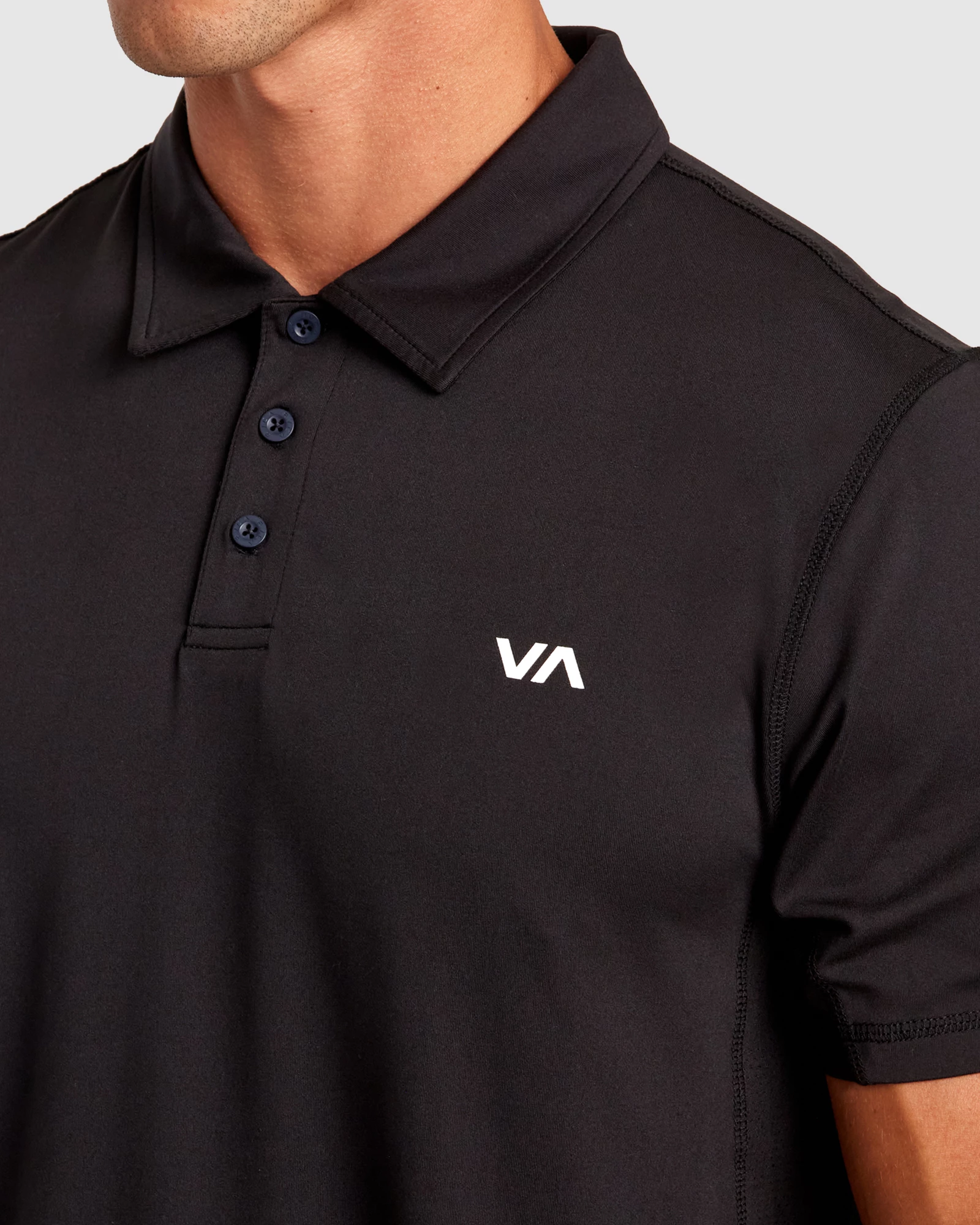 RVCA Va Sport Vent - Technical Polo Shirt For Men 4 RVCA Va Sport Vent - Technical Polo Shirt For Men - Image 4