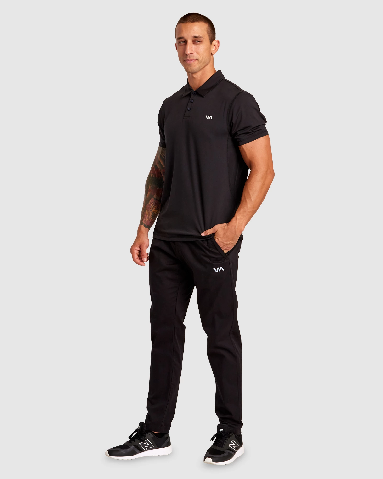 RVCA Va Sport Vent - Technical Polo Shirt For Men 5 RVCA Va Sport Vent - Technical Polo Shirt For Men - Image 5