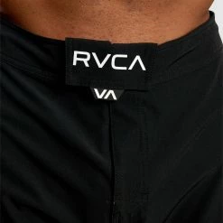 RVCA Fight Scrapper Elastic Walkshorts 15 Inch -RVCA shop BLACK MENS CLOTHING RVCA SPORTSWEAR AVYWS00174 BLK 3