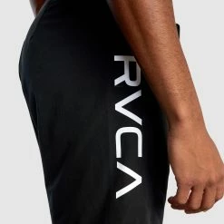 RVCA Fight Scrapper Elastic Walkshorts 15 Inch -RVCA shop BLACK MENS CLOTHING RVCA SPORTSWEAR AVYWS00174 BLK 5
