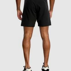 RVCA Fight Scrapper Elastic Walkshorts 15 Inch -RVCA shop BLACK MENS CLOTHING RVCA SPORTSWEAR AVYWS00174 BLK 6