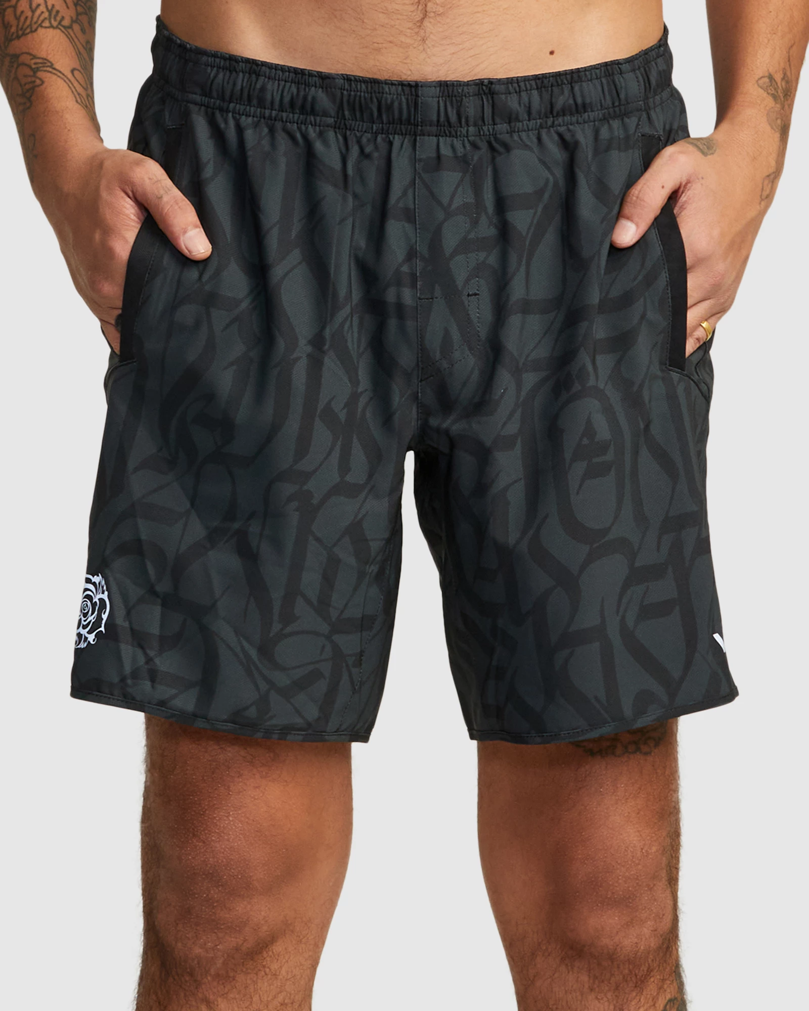 RVCA Thug Rose Yogger Stretch Performance Shorts 1 RVCA Thug Rose Yogger Stretch Performance Shorts