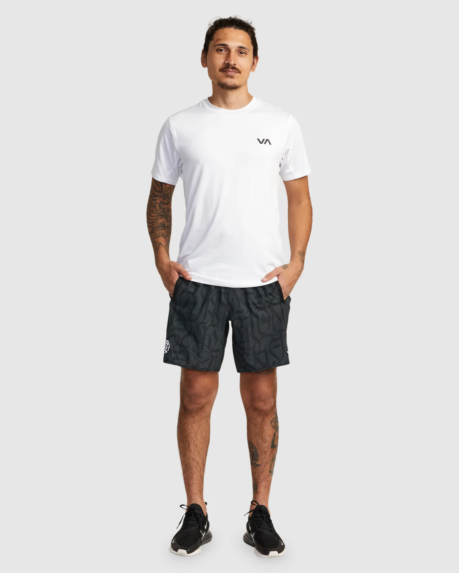 RVCA Thug Rose Yogger Stretch Performance Shorts 6 RVCA Thug Rose Yogger Stretch Performance Shorts - Image 6