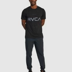 RVCA Va Sport Tee 9 RVCA Va Sport Tee -RVCA shop BLACK MENS CLOTHING RVCA SPORTSWEAR AVYZT01673 BL2 6
