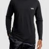 RVCA Sport Vent Ls Tee Black