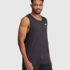 RVCA shop -RVCA shop BLACK MENS CLOTHING RVCA SPORTSWEAR V9031RST BLK 2