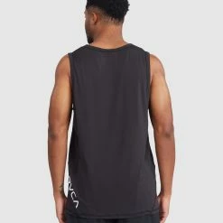 RVCA Sport Vent Sl Tank 8 RVCA Sport Vent Sl Tank -RVCA shop BLACK MENS CLOTHING RVCA SPORTSWEAR V9031RST BLK 3