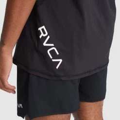 RVCA Sport Vent Sl Tank 9 RVCA Sport Vent Sl Tank -RVCA shop BLACK MENS CLOTHING RVCA SPORTSWEAR V9031RST BLK 4