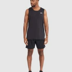 RVCA Sport Vent Sl Tank 11 RVCA Sport Vent Sl Tank -RVCA shop BLACK MENS CLOTHING RVCA SPORTSWEAR V9031RST BLK 6